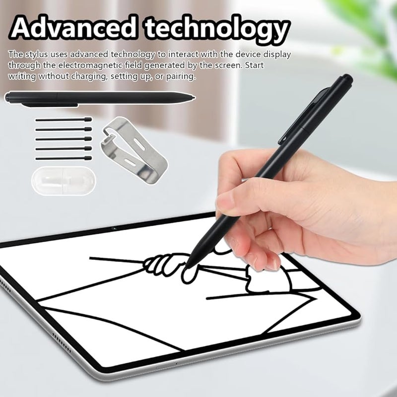 EMR Stylus Pen 4096 Pressure Levels Compatible with Acer ASUS Dell and More Tablets - Image 3
